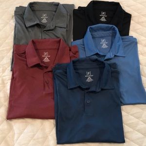 Set of 5 polos